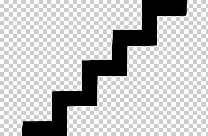 Stairs Computer Icons Building PNG, Clipart, Angle, Art Black And White, Attack, Black, Black And White Free PNG Download