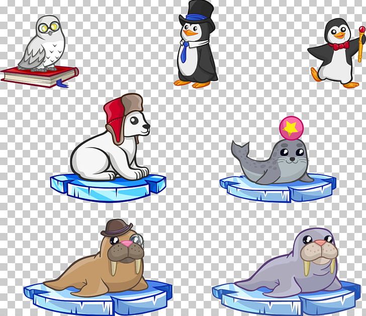 Penguin Sea Lion Polar Bear Antarctic Bird PNG, Clipart, Animation, Anime Character, Anime Girl, Arctic, Bear Free PNG Download