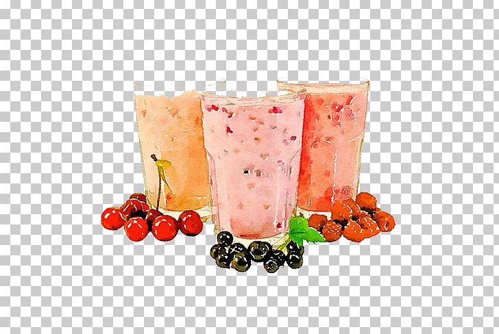 Milkshake Juice Berry Glass PNG, Clipart, Blackcurrant, Cartoon, Cherry, Food, Frozen Dessert Free PNG Download