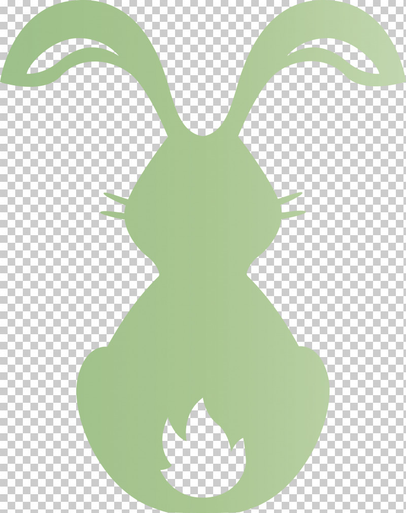 Cute Bunny Easter Day PNG, Clipart, Cute Bunny, Easter Day, Green, Leaf, Plant Free PNG Download