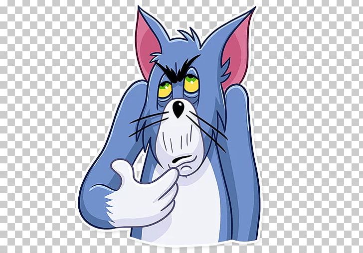 Tom And Jerry Whiskers Telegram Sticker Cat PNG, Clipart, Carnivoran, Cartoon, Cat Like Mammal, Dog Like Mammal, Fictional Character Free PNG Download