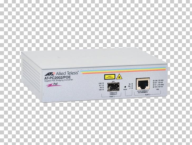 Wireless Access Points Fiber Media Converter Small Form-factor Pluggable Transceiver Gigabit Ethernet Power Over Ethernet PNG, Clipart, Allied Telesis, Computer Network, Electronic Device, Electronics, Electronics Free PNG Download