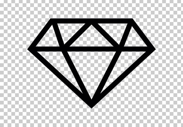 Diamond Computer Icons Jewellery PNG, Clipart, Angle, Area, Black, Black And White, Computer Icons Free PNG Download