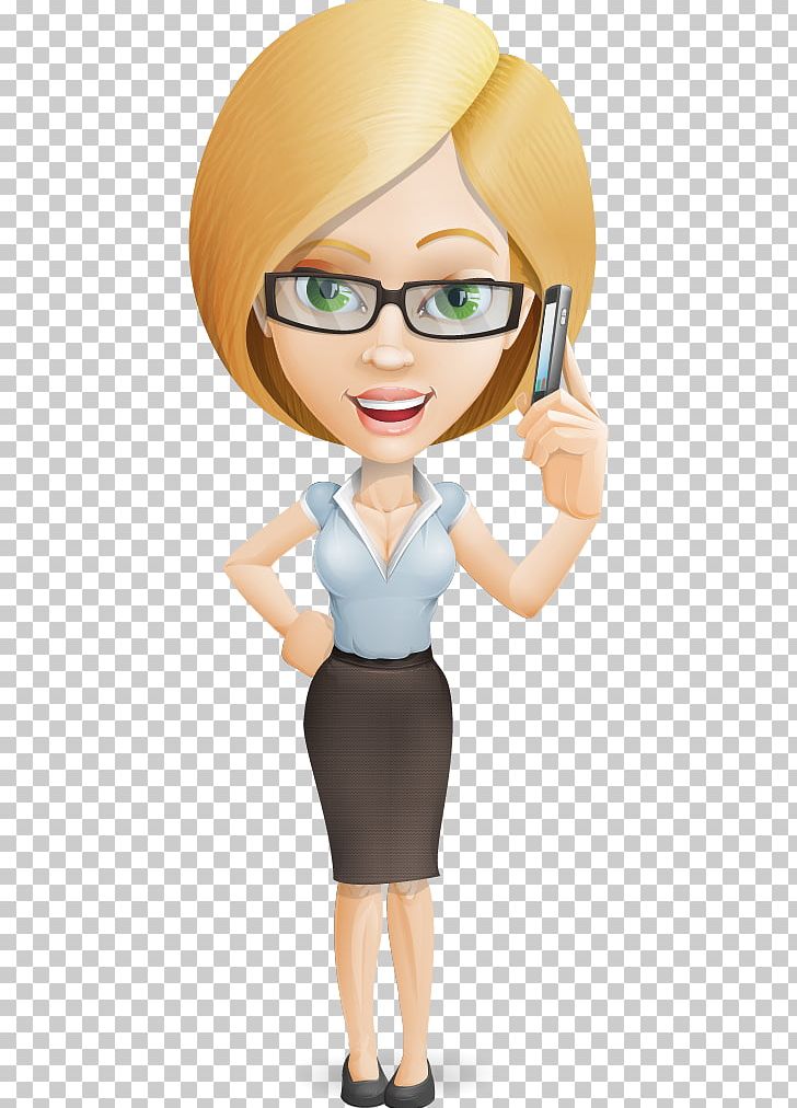 Businessperson Cartoon Woman PNG, Clipart, Animation, Arm, Brown Hair