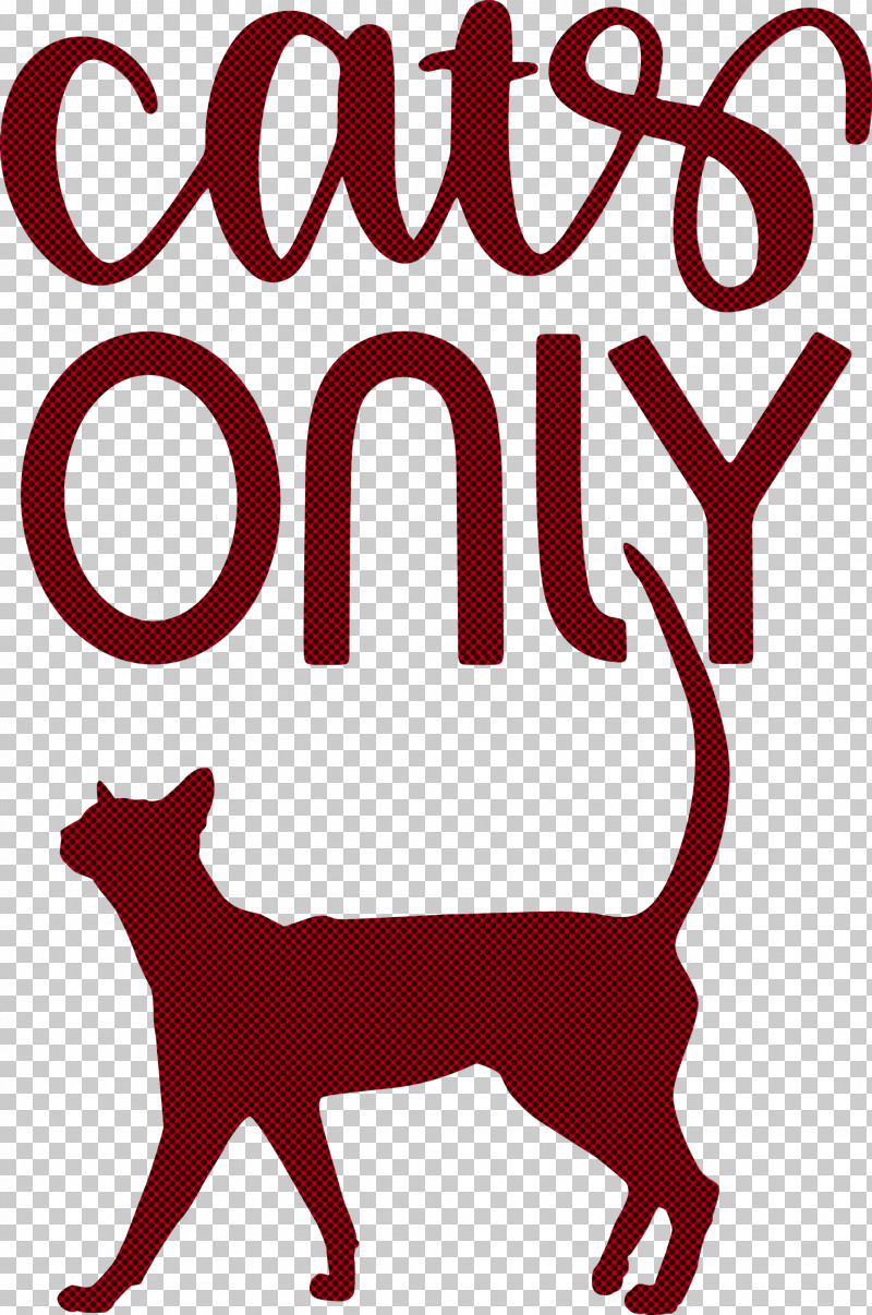 Cats Only Cat PNG, Clipart, Cat, Dog, Line, Logo, Meter Free PNG Download