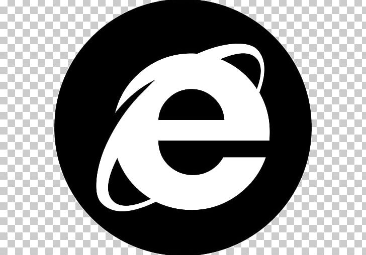 Internet Explorer 11 Web Browser Microsoft PNG, Clipart, Black And White, Brand, Circle, Computer Icons, Explorer Free PNG Download