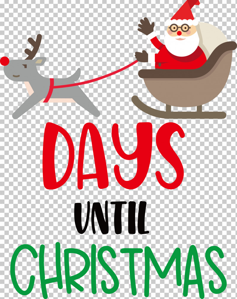 Days Until Christmas Christmas Santa Claus PNG, Clipart, Christmas, Christmas Day, Christmas Decoration, Days Until Christmas, Deer Free PNG Download