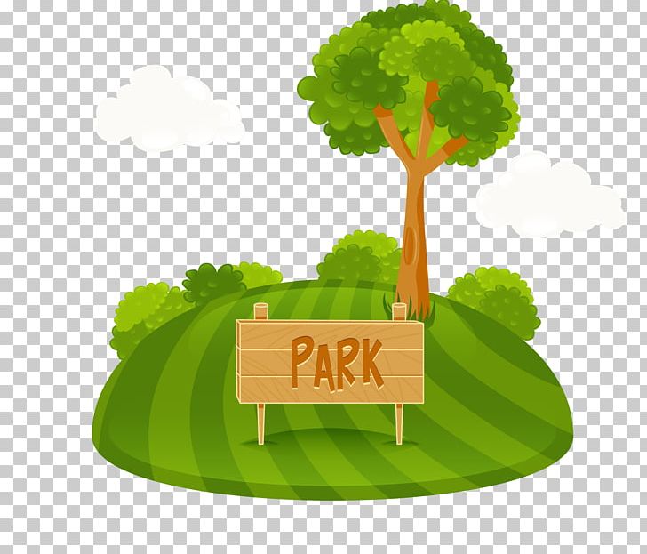 Park Tree Cartoon PNG, Clipart, Brand, Computer Wallpaper, Drawing, Energy, Full Vector Free PNG Download