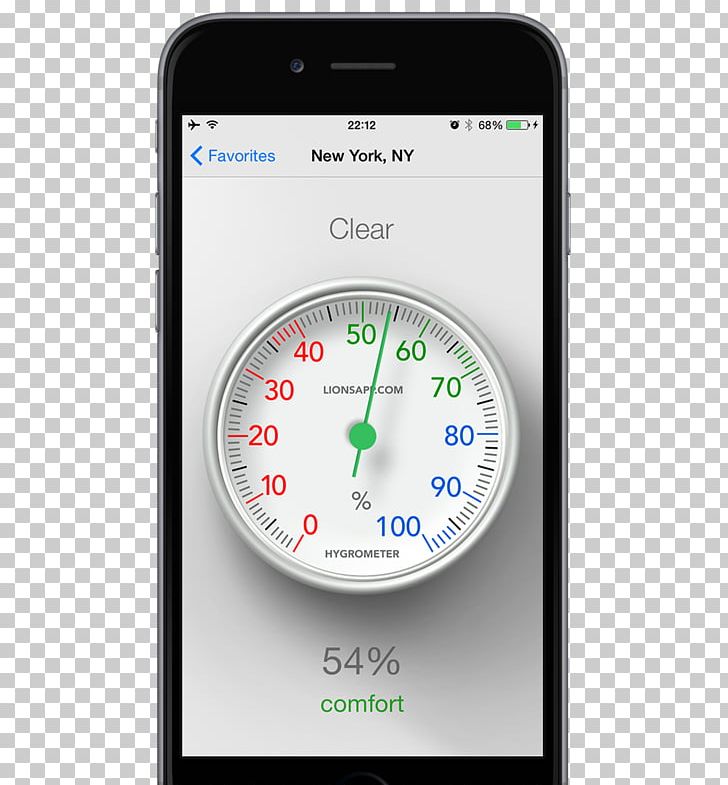 Smartphone Hygrometer IPod Touch Humidity PNG, Clipart, Alarm Clock, Apple, App Store, Check, Communication Device Free PNG Download