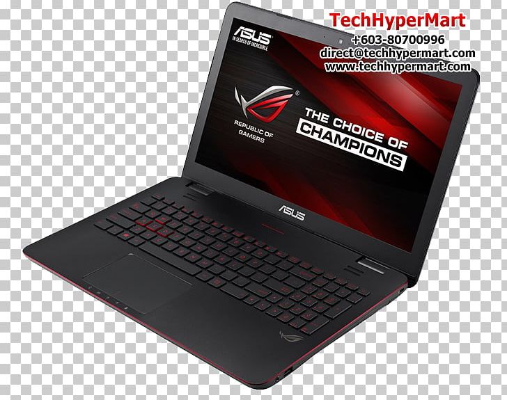 Intel Core I7 GeForce Laptop Republic Of Gamers ASUS ROG Strix GL553 PNG, Clipart, Acer Aspire, Asus, Brand, Computer, Computer Hardware Free PNG Download