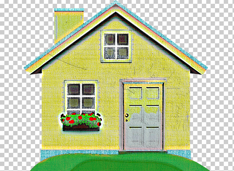 House Home Green Property Shed PNG, Clipart, Building, Cottage, Facade, Grass, Green Free PNG Download