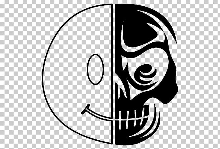 Black And White T-shirt Line Art Two-Face PNG, Clipart, Art, Artwork, Black, Black And White, Bone Free PNG Download