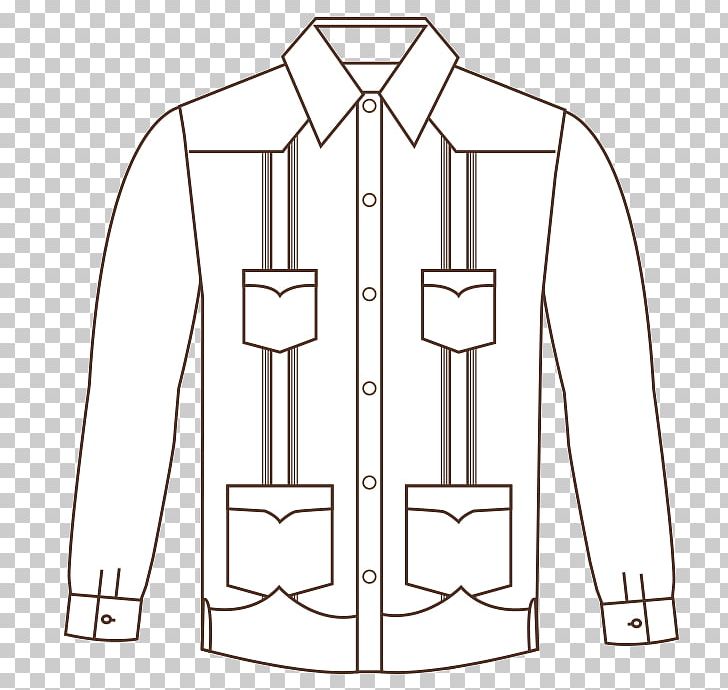 Dress Shirt Guayabera Sleeve Collar PNG, Clipart, Angle, Button, Buttonhole, Clothing, Collar Free PNG Download