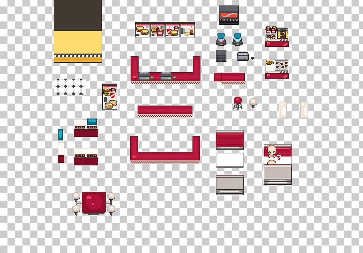 Tile-based Video Game RPG Maker VX Fast Food Restaurant PNG, Clipart, Area, Brand, Candy, Computer Icons, Fast Food Free PNG Download