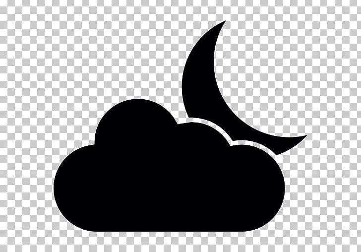 Computer Icons Cloud Moon Symbol PNG, Clipart, Black, Black And White, Cloud, Cloud Computing, Cloud Night Free PNG Download