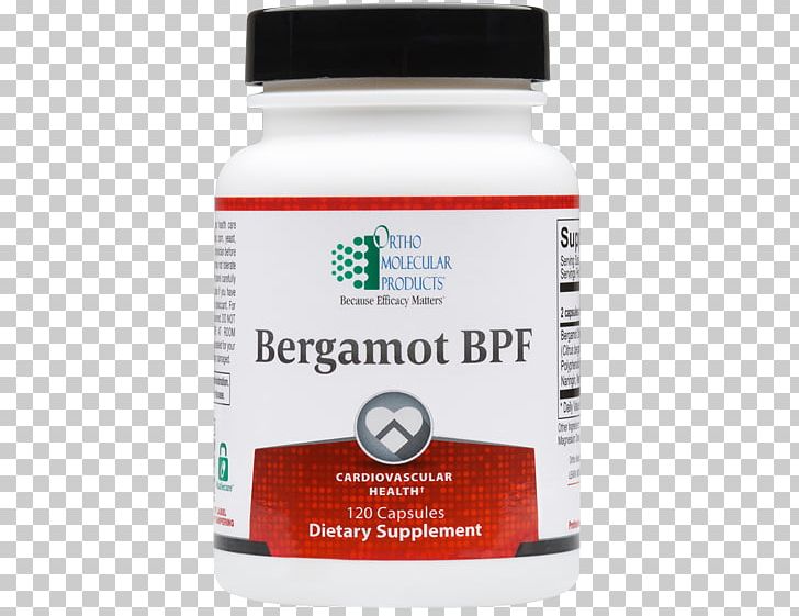 Dietary Supplement Bergamot BPF 30 / 2 Capsules Ortho Molecular Products PNG, Clipart, Bergamot, Bergamot Orange, Capsule, Cholecalciferol, Cholesterol Free PNG Download