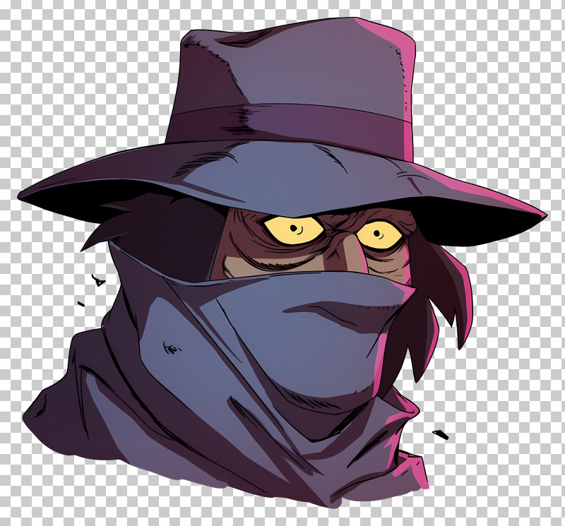 Clayface - Mysterious Figure In Hat PNG