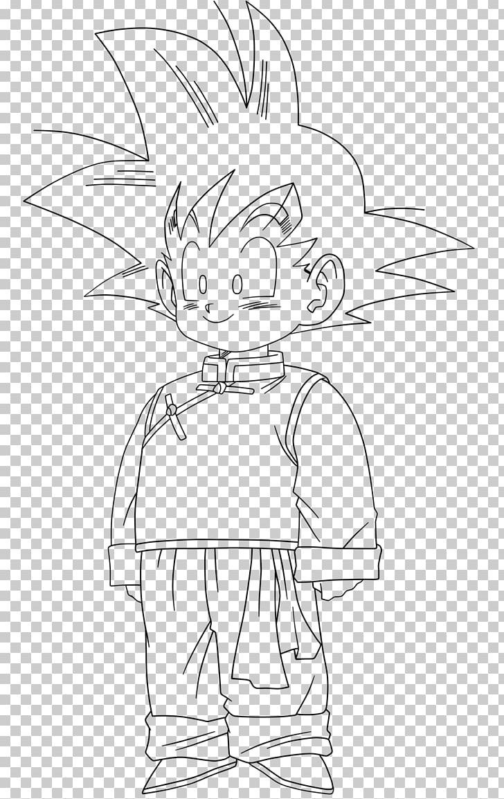 Gotenks Line Art Goku Trunks PNG, Clipart, Adult, Angle, Area, Arm, Artwork Free PNG Download