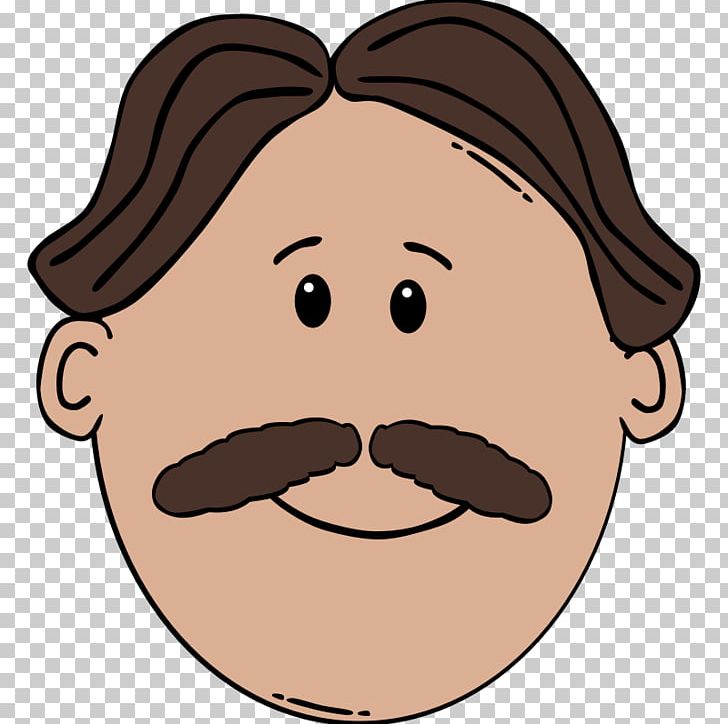 Moustache Man Brown Hair PNG, Clipart, Beard, Brown Hair, Cartoon, Cheek, Child Free PNG Download