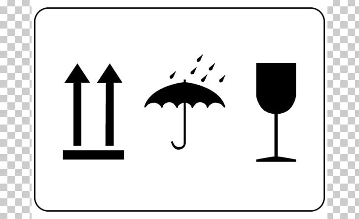 Packaging And Labeling Freight Transport Symbol PNG, Clipart, Adhesive, Area, Black, Black And White, Brand Free PNG Download