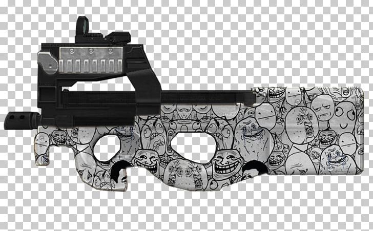 Trigger Point Blank FN P90 Weapon Firearm PNG, Clipart, Air Gun, Angle, Blank, Famas, Firearm Free PNG Download