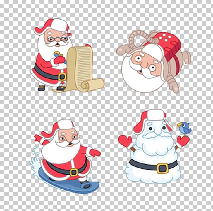 Santa Claus Sticker Emoticon Christmas Icon PNG, Clipart, Cartoon, Cartoon Santa Claus, Christmas, Christmas Decoration, Emoji Free PNG Download