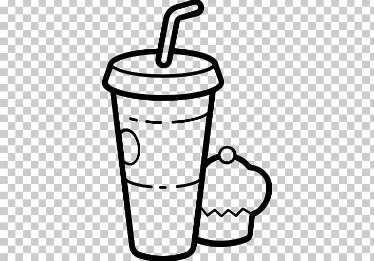 Milkshake Computer Icons Drink PNG, Clipart, Area, Artwork, Black And White, Clip Art, Coffee Free PNG Download