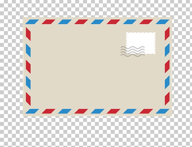 Envelope Paper Postage Stamp PNG, Clipart, Airmail, Area, Blue, Border, Brand Free PNG Download