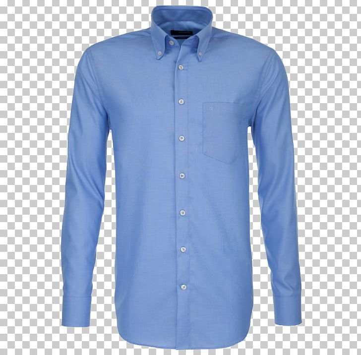 Blue Shirt Collar Seidensticker Blouse PNG, Clipart, Active Shirt, Blouse, Blue, Button, Clothing Free PNG Download