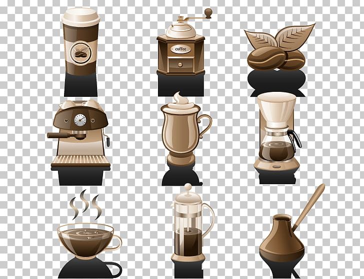 Coffee Cup Espresso Coffeemaker PNG, Clipart, Adobe Illustrator, Cof, Coffee, Coffee Bean, Coffee Machine Free PNG Download