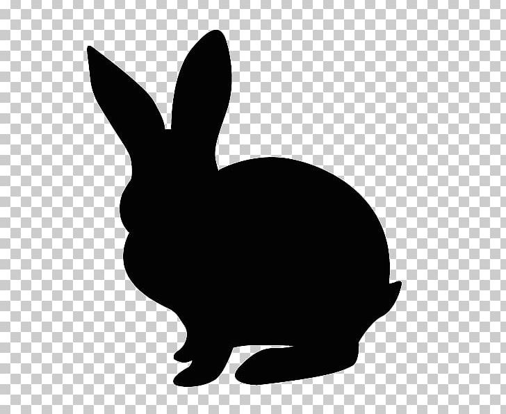 Pet Sitting Silhouette PNG, Clipart, Animals, Black, Black And White, Clipart, Domestic Rabbit Free PNG Download
