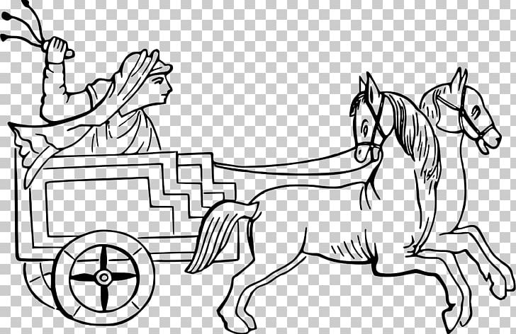 Chariot Carriage PNG, Clipart, Angle, Area, Arm, Artwork, Black And White Free PNG Download