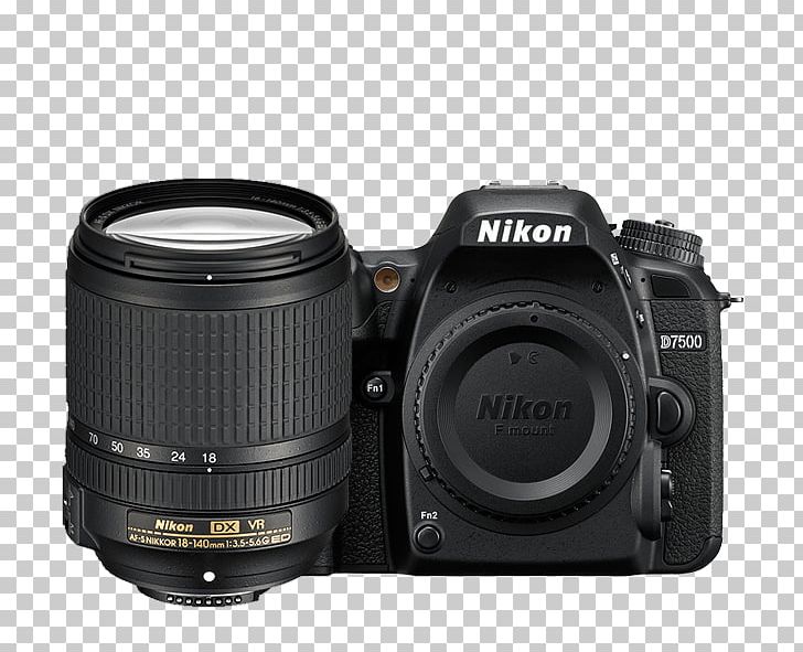 Nikon D7500 AF-S DX Nikkor 18-140mm F/3.5-5.6G ED VR Nikon AF-S DX Nikkor 35mm F/1.8G Digital SLR Nikon DX Format PNG, Clipart, Camera Lens, Lens, Lens Cap, Nikon, Nikon Afs Dx Nikkor 35mm F18g Free PNG Download