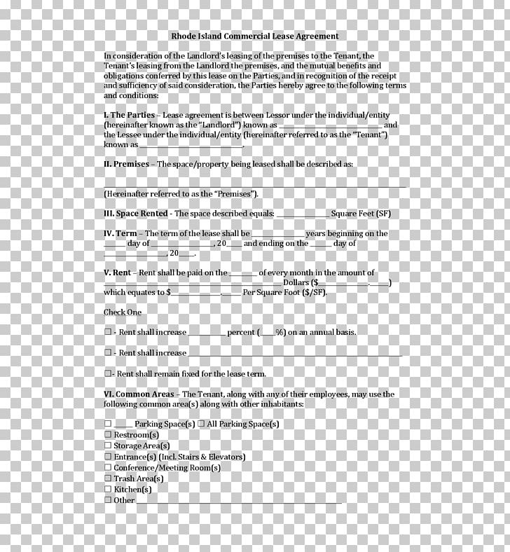 Rental Agreement Lease Contract Form Template PNG, Clipart, Area, Concurrent Estate, Contract, Deed, Diagram Free PNG Download