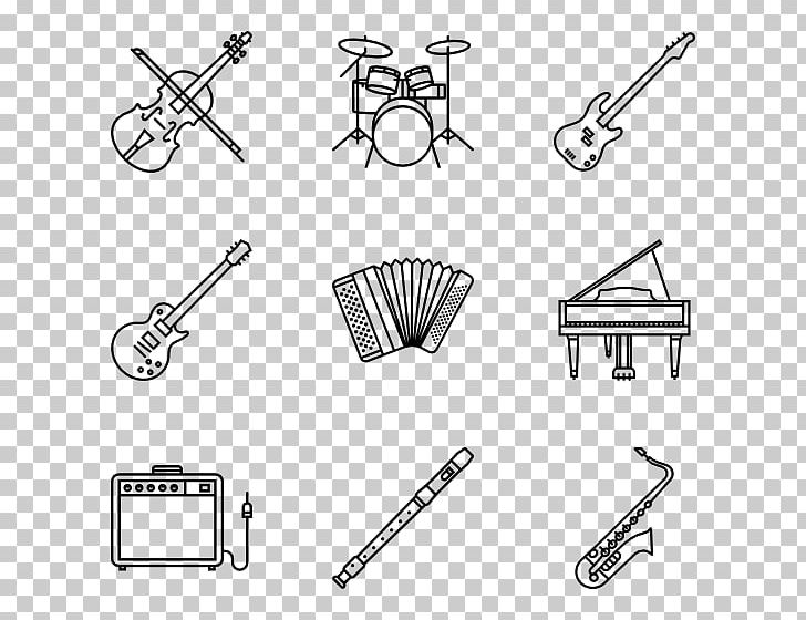 Computer Icons Musical Instruments PNG, Clipart, Angle, Auto Part, Black And White, Computer Icons, Drawing Free PNG Download
