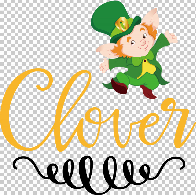 Clover St Patricks Day Saint Patrick PNG, Clipart, Cartoon, Character, Clover, Happiness, Leaf Free PNG Download