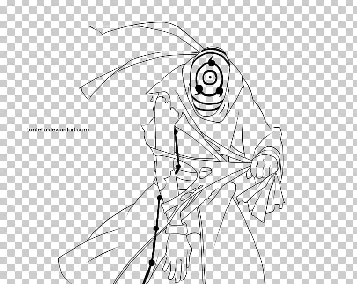Line Art Cartoon Naruto Obito Uchiha Sketch PNG, Clipart, Angle, Anime, Arm, Artwork, Black And White Free PNG Download