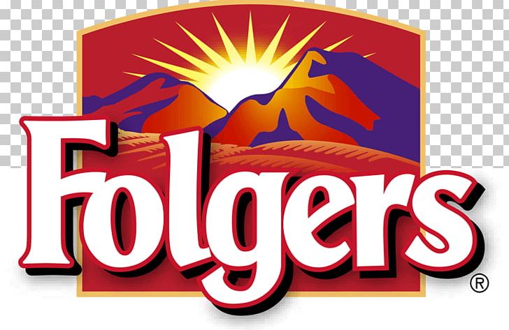 Logo Folgers Coffee Brand PNG, Clipart, Advertising, Area, Banner, Brand, Coffee Free PNG Download