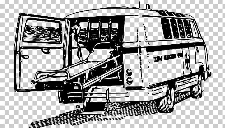 Ambulance Drawing PNG, Clipart, Ambulance, Automotive Exterior, Automotive Tire, Auto Part, Black And White Free PNG Download