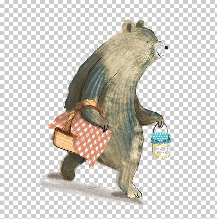 Bear Illustration PNG, Clipart, Adobe Illustrator, Animal, Animals, Artworks, Basket Free PNG Download