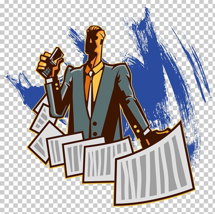 Drawing PNG, Clipart, Blue, Business, Business Man, Business People, Cartoon Free PNG Download