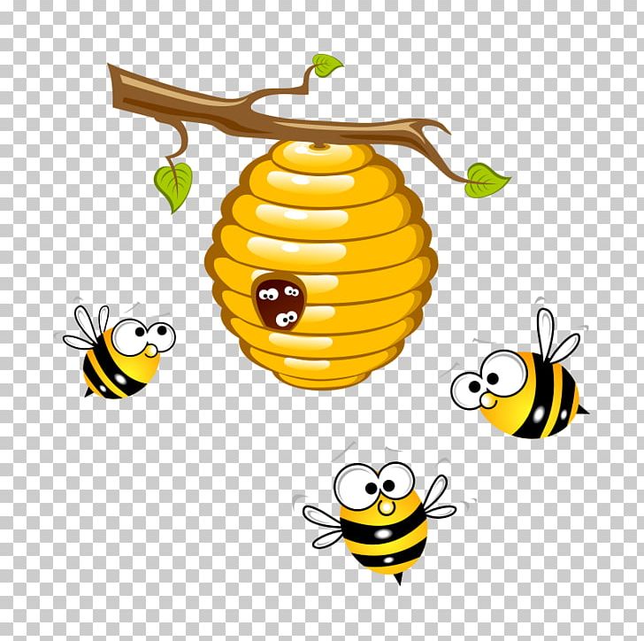 Honey Bee Beehive PNG, Clipart, Balloon Cartoon, Bee, Beeswax, Boy Cartoon, Branches Free PNG Download