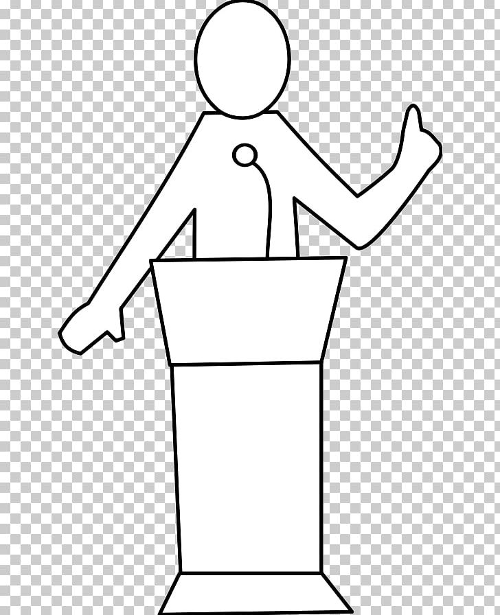 Podium Loudspeaker PNG, Clipart, Angle, Area, Black And White, Blog, Cartoon Free PNG Download