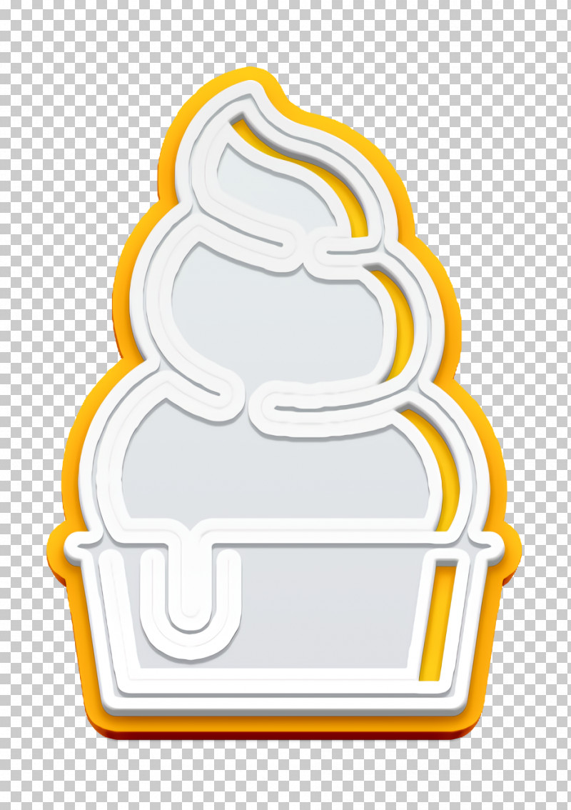 Food Icon Frozen Yogurt Icon Linear Sweet And Candy Elements Icon PNG, Clipart, Cartoon, Food Icon, Ice Cream Icon, Meter, Yellow Free PNG Download