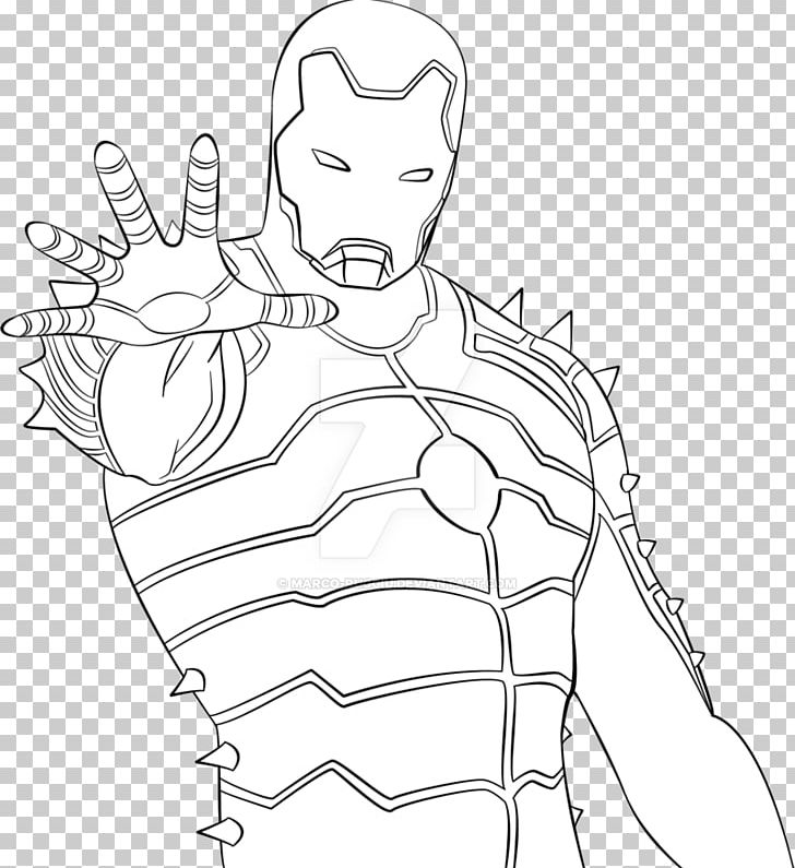 Iron Man Line Art Thumb Drawing Sketch PNG, Clipart, Angle, Arm, Black, Black And White, Cartoon Free PNG Download