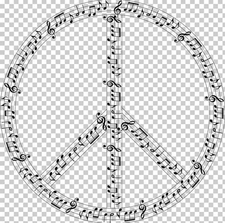 Musical Note Musical Theatre Peace PNG, Clipart, Area, Art, Black And White, Body Jewelry, Circle Free PNG Download