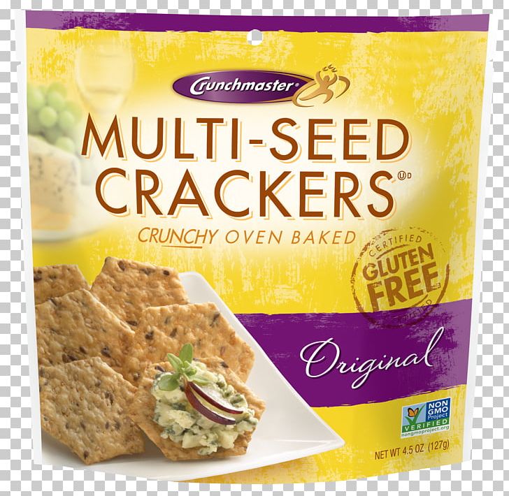 Crunch Master Gluten Free Multi-Seed Crackers Food Crunchmaster Original Multi-Seed Crackers Crunchmaster Multiseed Cracker PNG, Clipart, Baked Goods, Biscuits, Breakfast Cereal, Convenience Food, Cookies And Crackers Free PNG Download