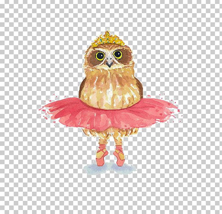 Owl T-shirt Ballet Dancer Watercolor Painting PNG, Clipart, Animal, Animals, Art, Artist, Ballet Free PNG Download