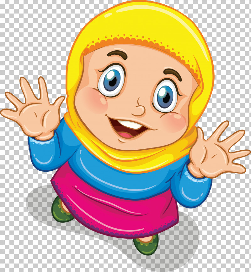 Muslim People PNG, Clipart, Cartoon, Child, Finger, Gesture, Happy Free PNG Download