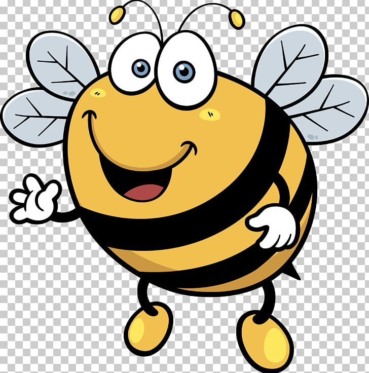 Bee Hornet Cartoon PNG, Clipart, Art, Artwork, Beak, Bee, Black And White Free PNG Download